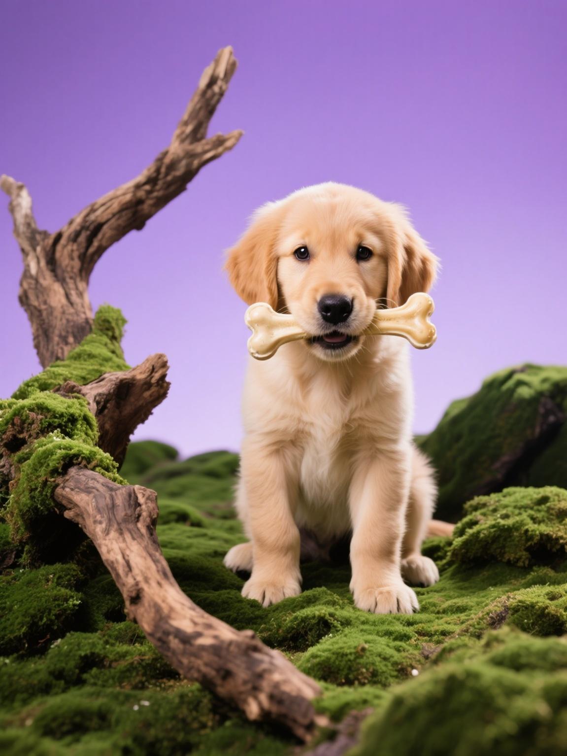 金毛犬布丁